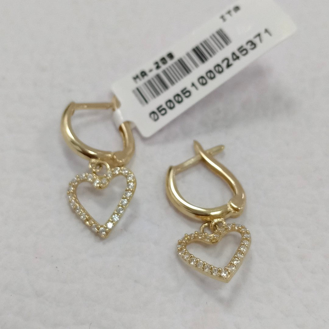 BROQUELES ORO 14K 1.9 (NUEVO)