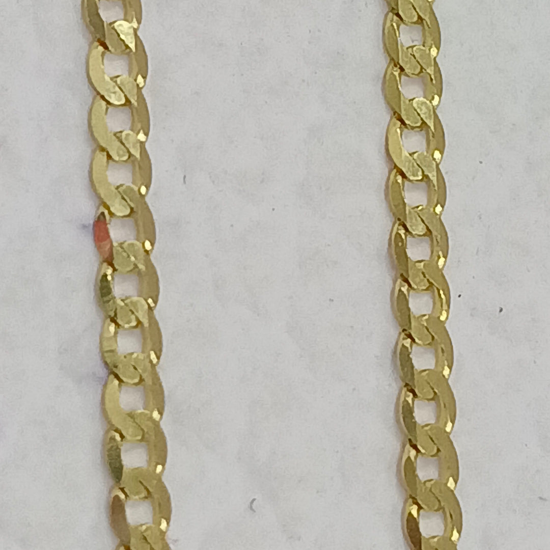 CADENAS BARBADA AMARILLA ORO 14K 1.9 (NUEVO)