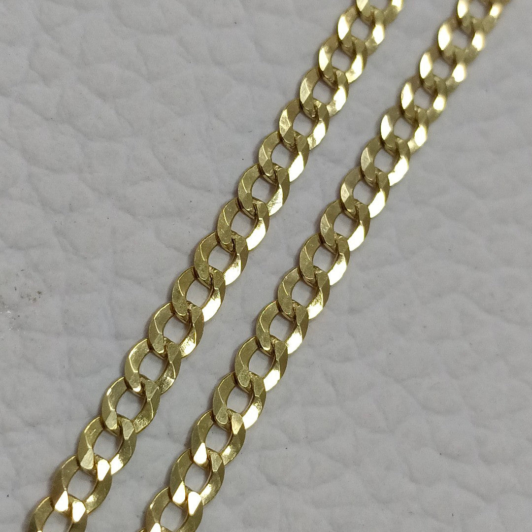 CADENAS BARBADA AMARILLA ORO 10K 5.8 (NUEVO)