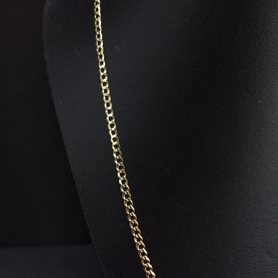 CADENAS BARBADA AMARILLA ORO 14K 7.1 (NUEVO)