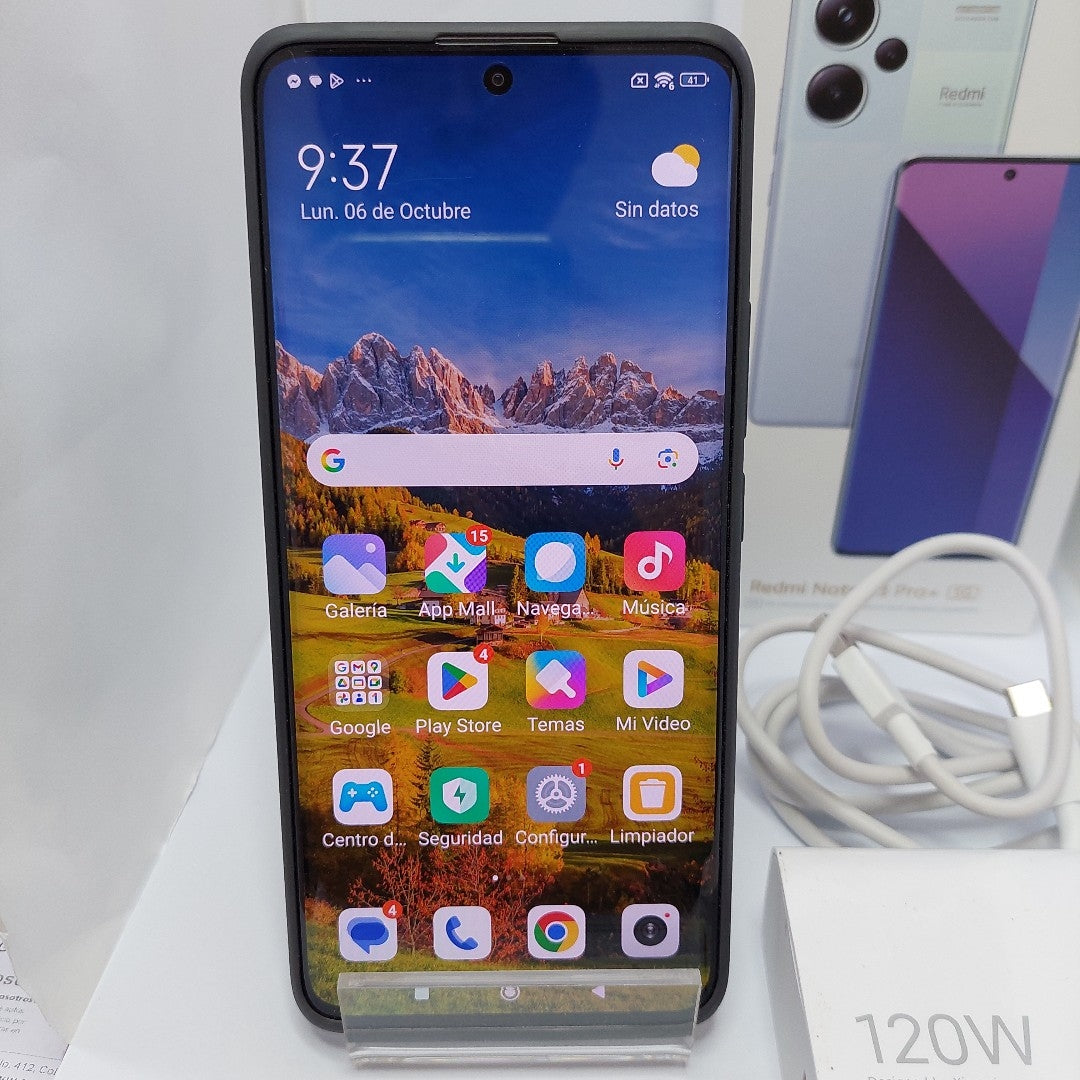 CELULAR XIAOMI REDMI NOTE 13 PRO+ 5G 23090RA98G (2023) 512 GB 12 GB RAM (SEMINUEVO)