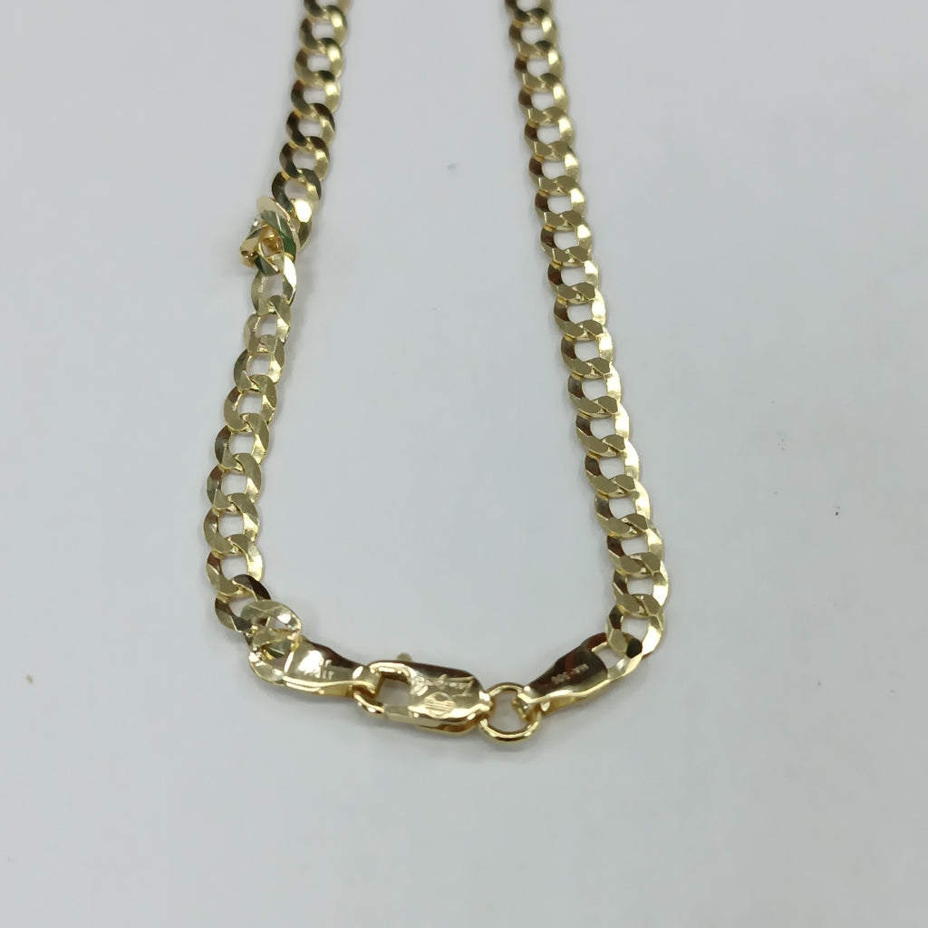 CADENAS BARBADA AMARILLA ORO 10K 5.7 (NUEVO)