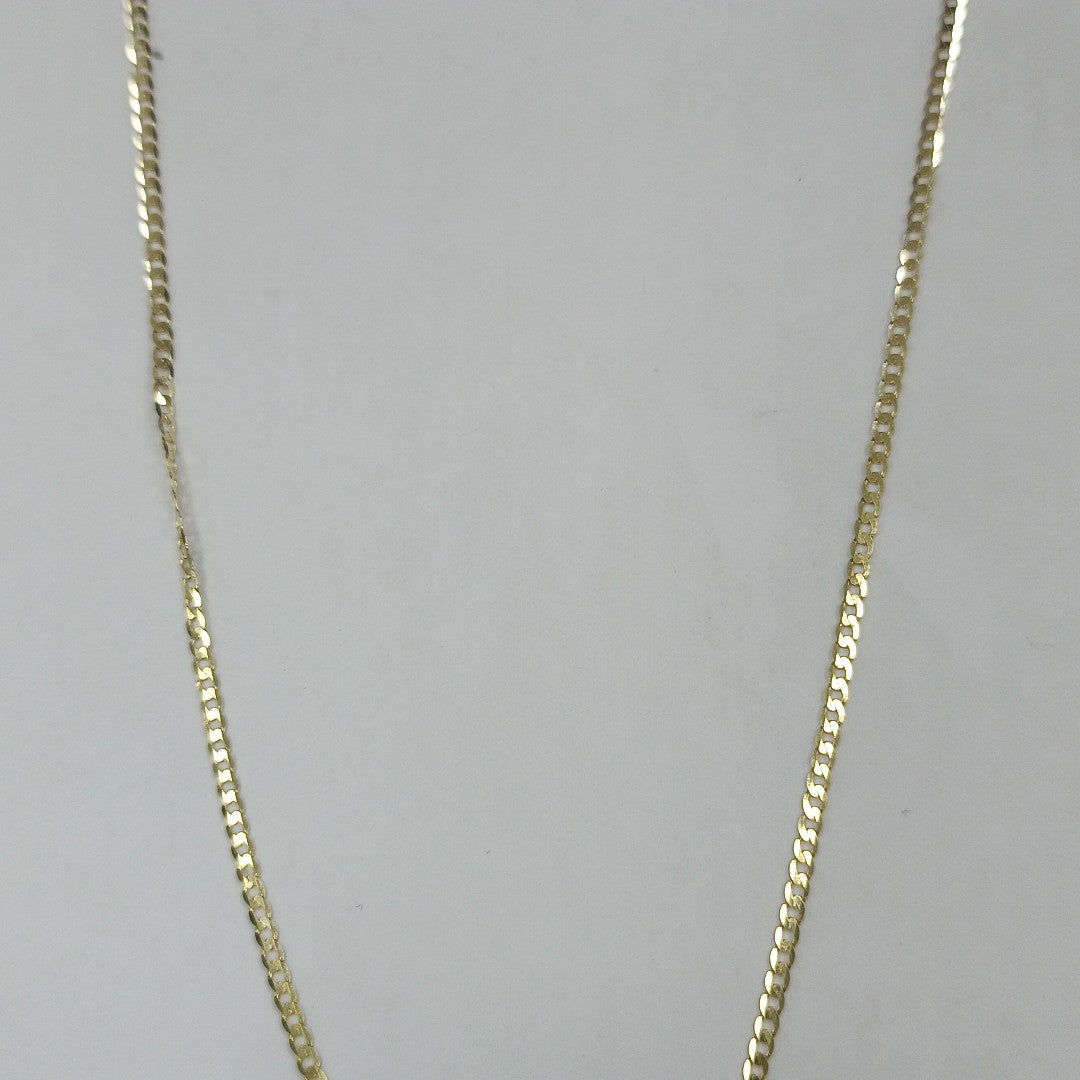 CADENAS BARBADA AMARILLA ORO 10K 2.5 (NUEVO)