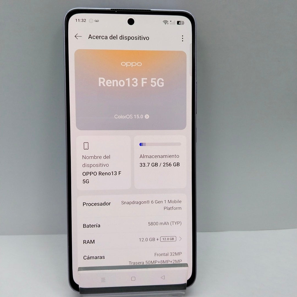 CELULAR OPPO  RENO 13F 5G CPH2699 (2025) 256 GB 12 GB RAM (SEMINUEVO)