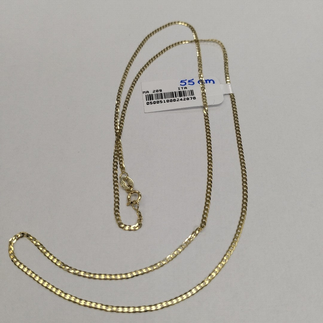CADENAS BARBADA AMARILLA ORO 14K 1.8 (NUEVO)