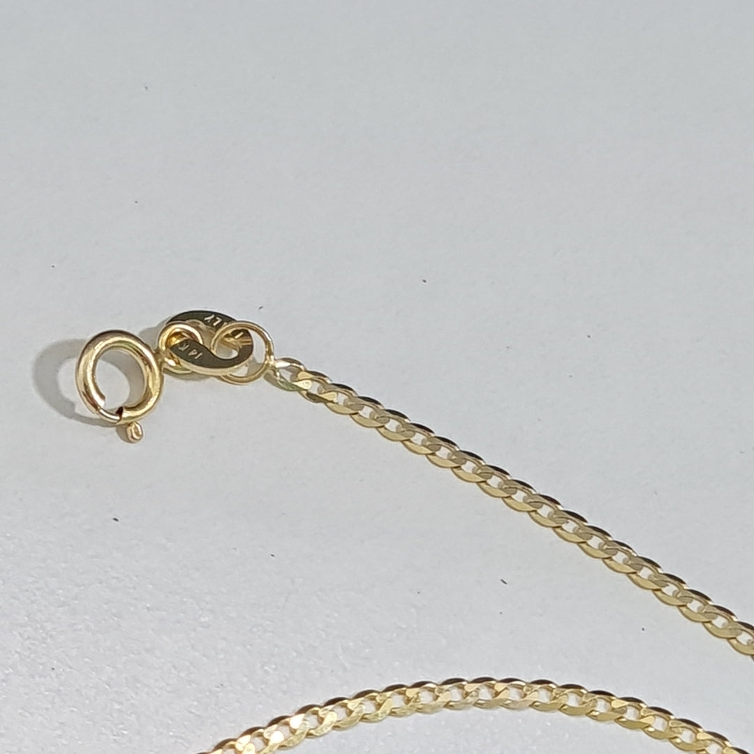 CADENAS BARBADA AMARILLA ORO 14K 1.8 (NUEVO)