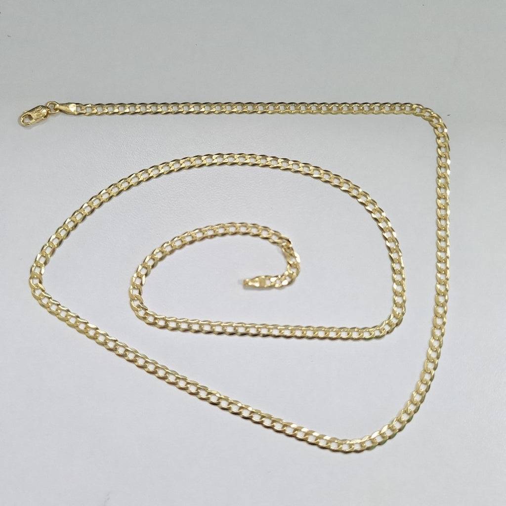 CADENAS BARBADA AMARILLA ORO 14K 6.6 (NUEVO)