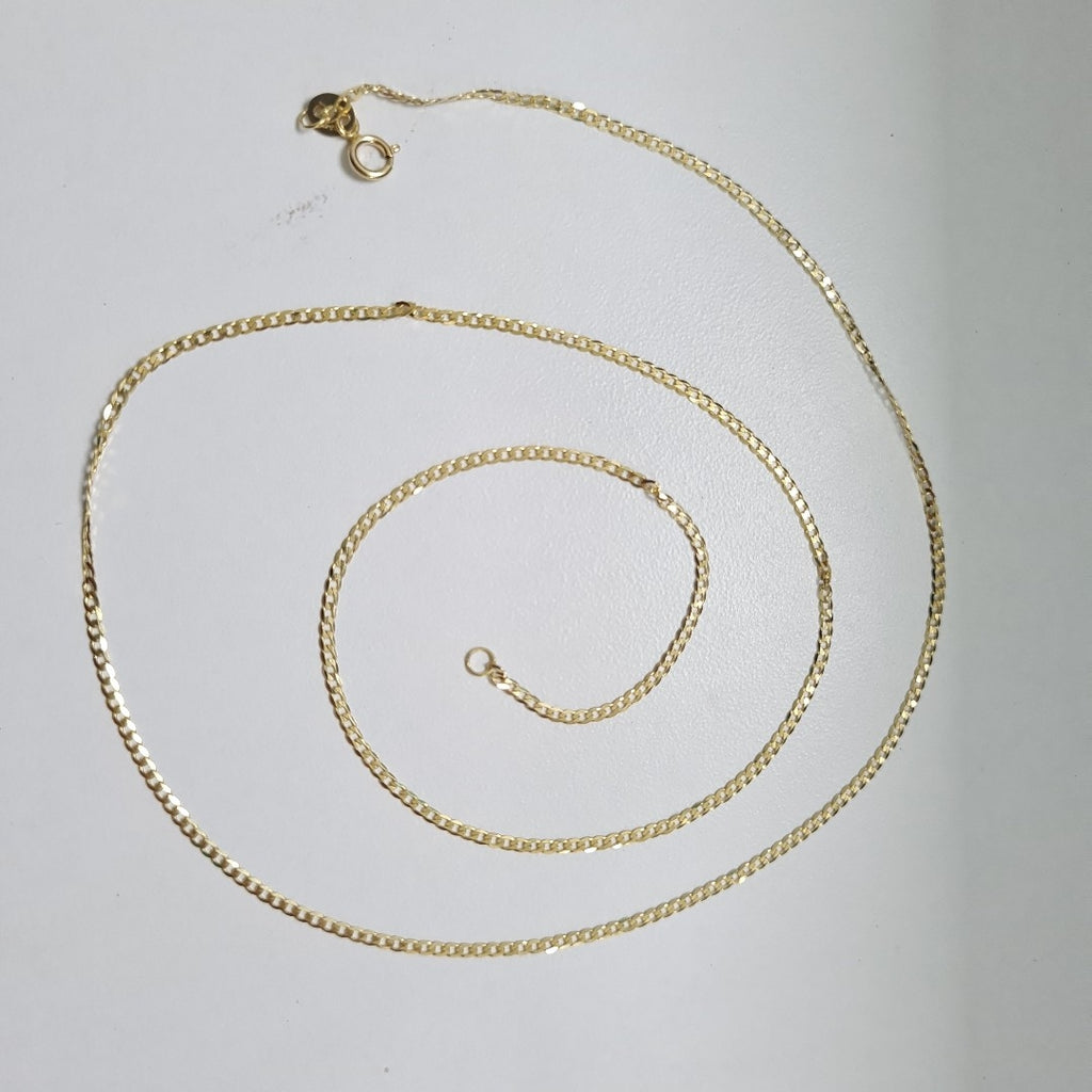 CADENAS BARBADA AMARILLA ORO 14K 2.1 (NUEVO)