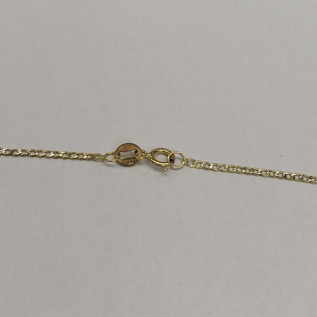 CADENAS BARBADA DIAMANTADA ORO 14K 2 (NUEVO)