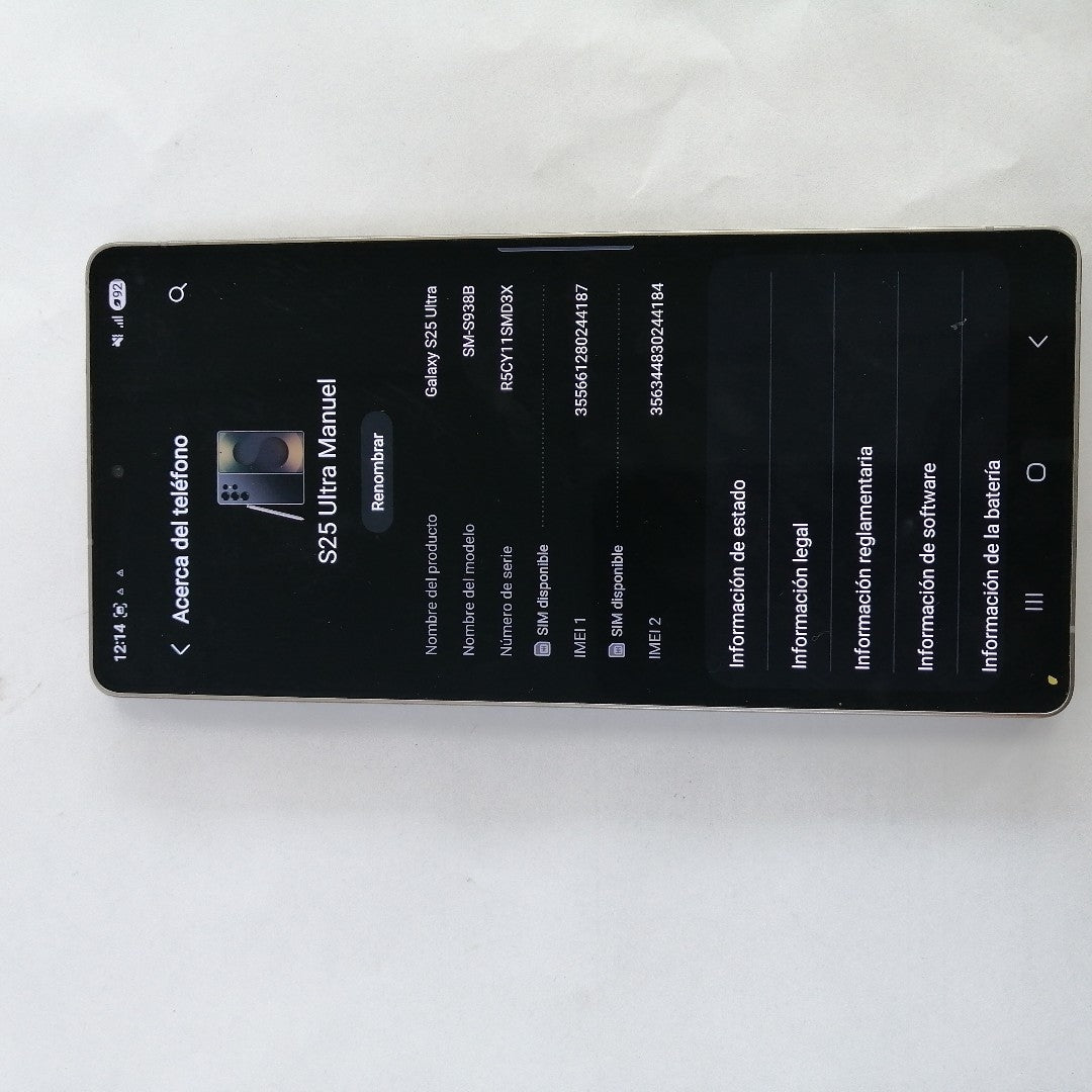 CELULAR SAMSUNG GALAXY S25 ULTRA SM-S938B (2025) 512 GB 12 GB RAM (SEMINUEVO)