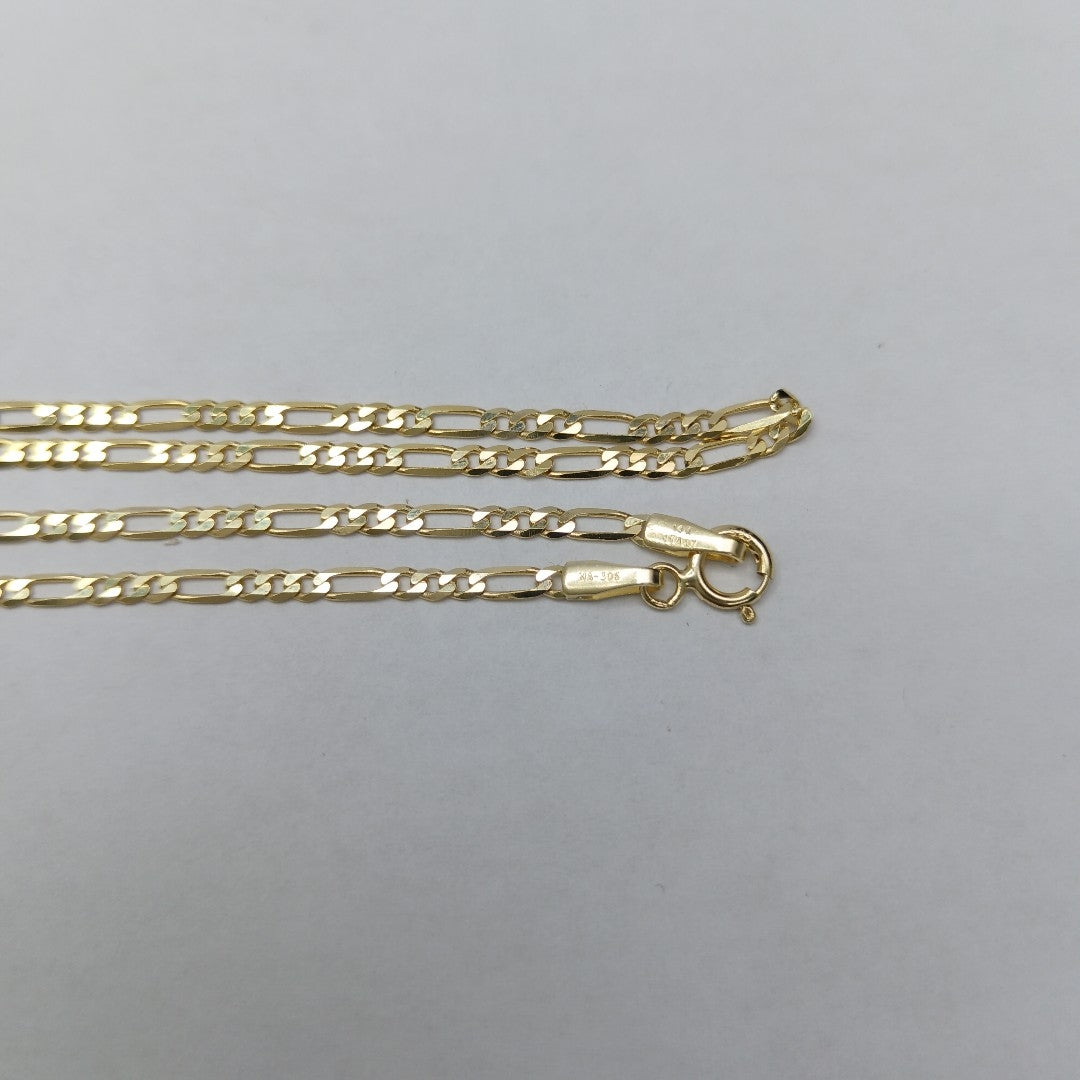 CADENAS CARTIER 3 1 AMARILLA ORO 14K 3.5 (NUEVO)