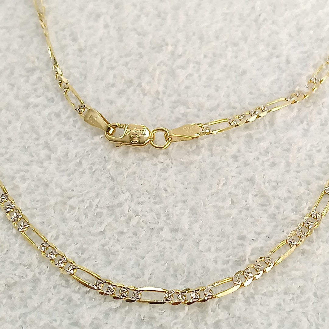 CADENAS CARTIER 3 1 DIAMANTADA ORO 14K 5.1 (NUEVO)