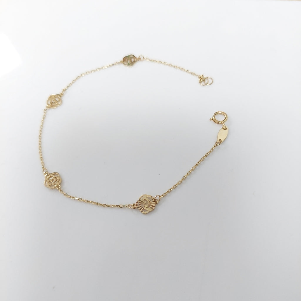 PULSERAS DAMA ORO 14K 1.2 (NUEVO)