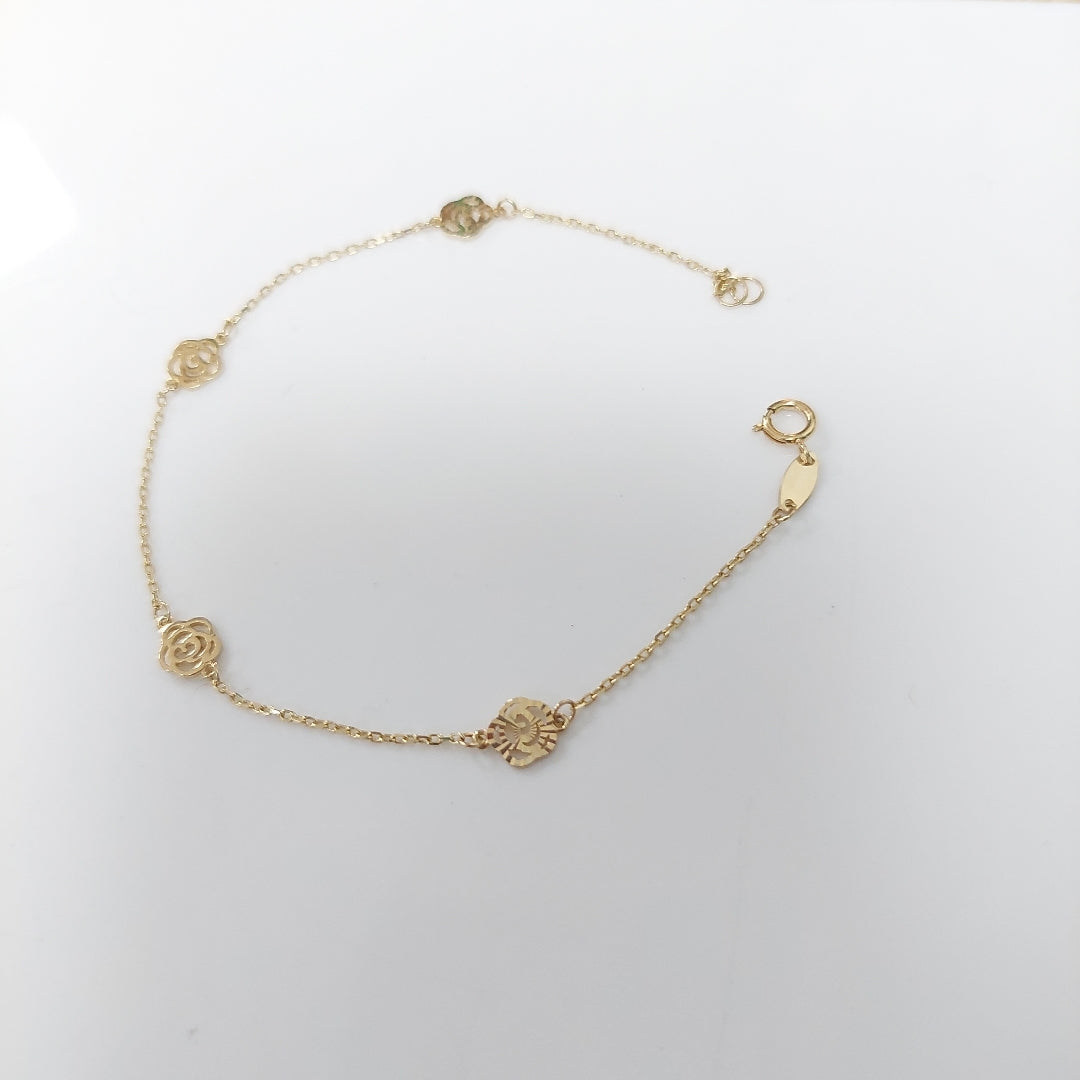 PULSERAS DAMA ORO 14K 1.2 (NUEVO)