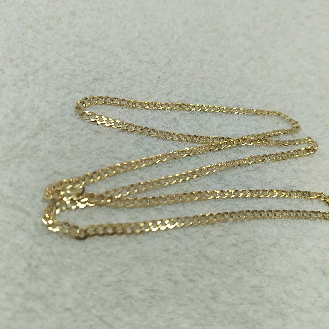 CADENAS BARBADA AMARILLA ORO 14K 8.1 (NUEVO)