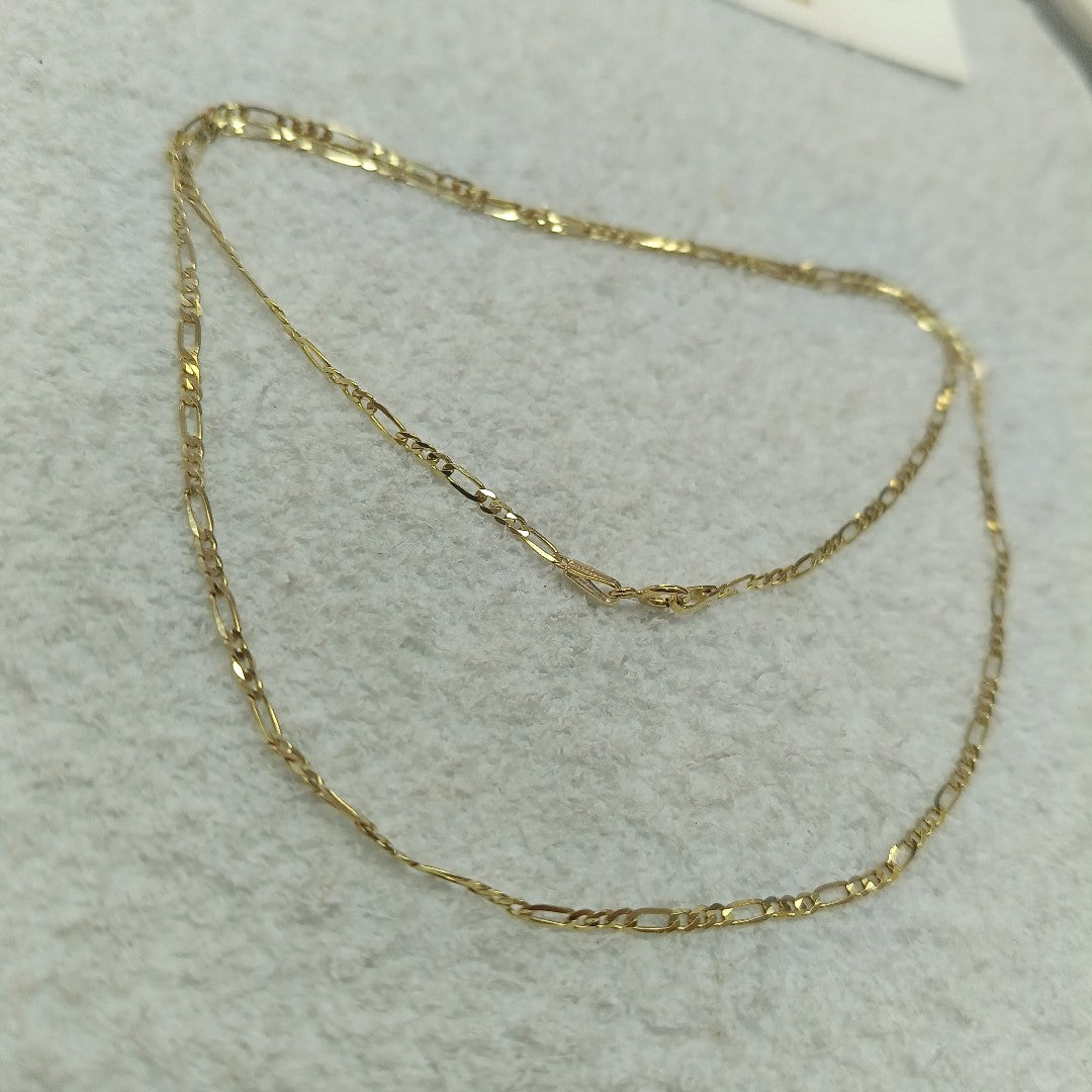CADENAS CARTIER 3 1 AMARILLA ORO 14K 3.2 (NUEVO)