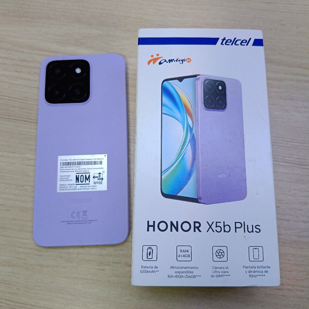 CELULAR HONOR X5B PLUS GFY-LX3 (2024) 256 GB 4 GB RAM (SEMINUEVO)