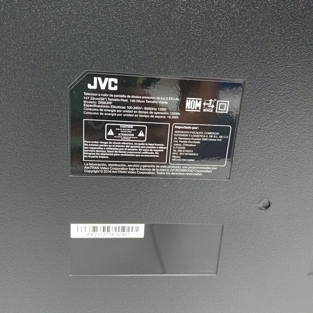 PANTALLA JVC SI58URF (2024) 58" LED 4K (SEMINUEVO)