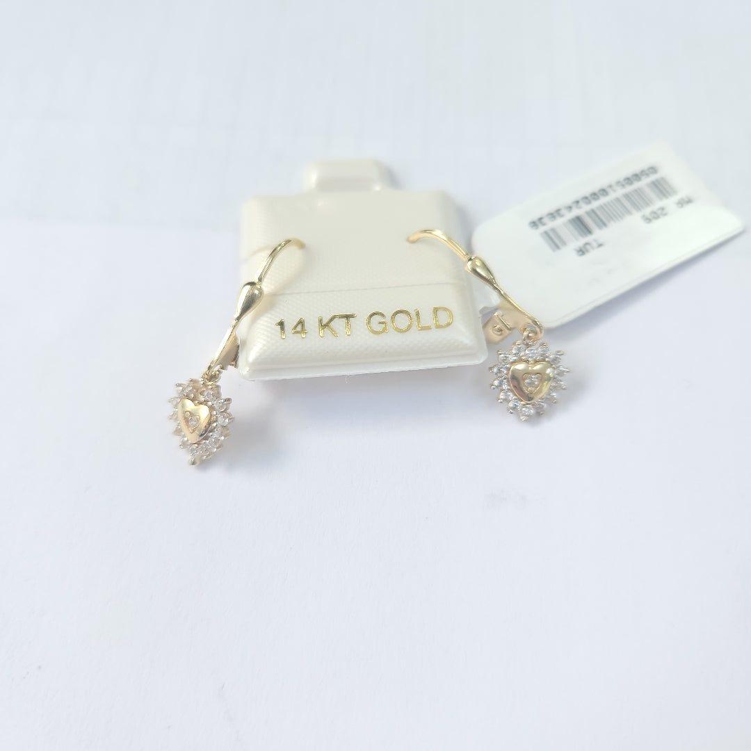 BROQUELES ORO 14K 2.1 (NUEVO)