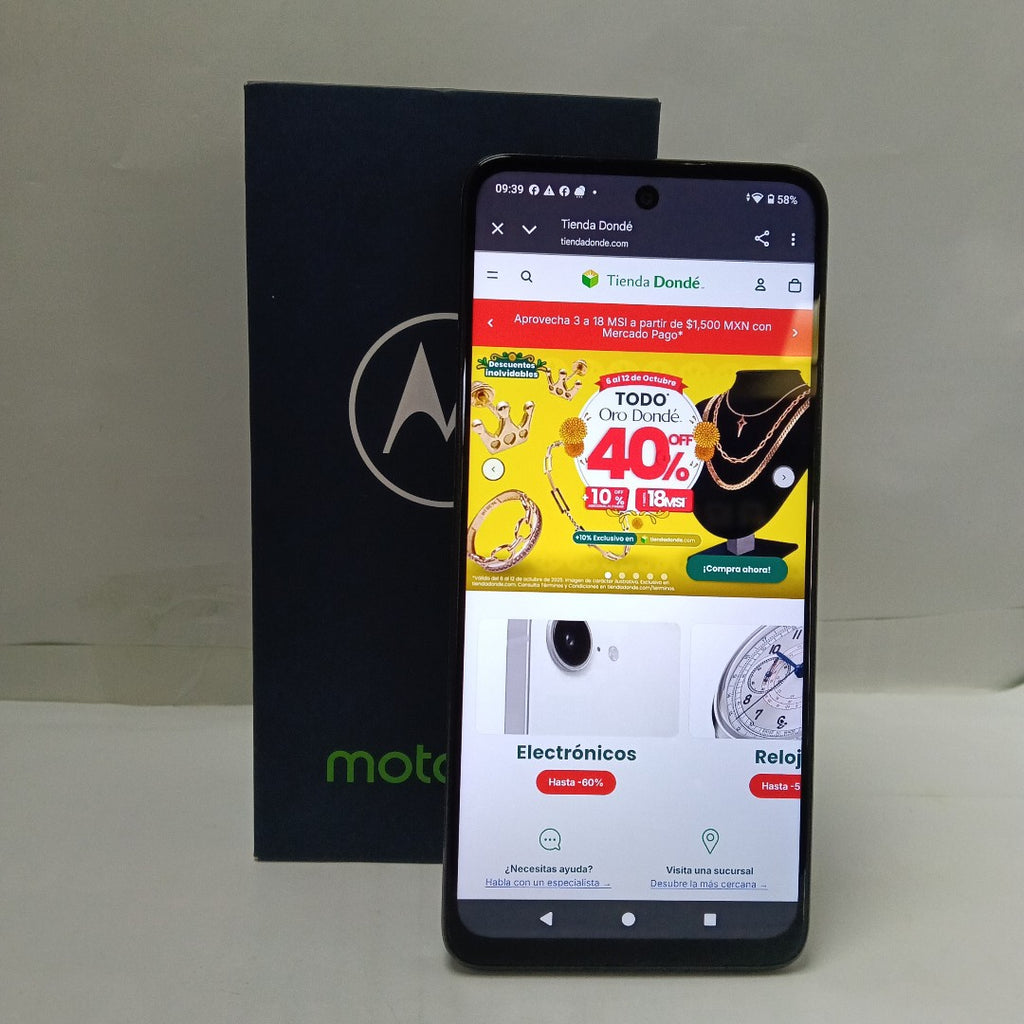 CELULAR MOTOROLA MOTO G14 XT2341-3 (2023) 256 GB 8 GB RAM (SEMINUEVO)