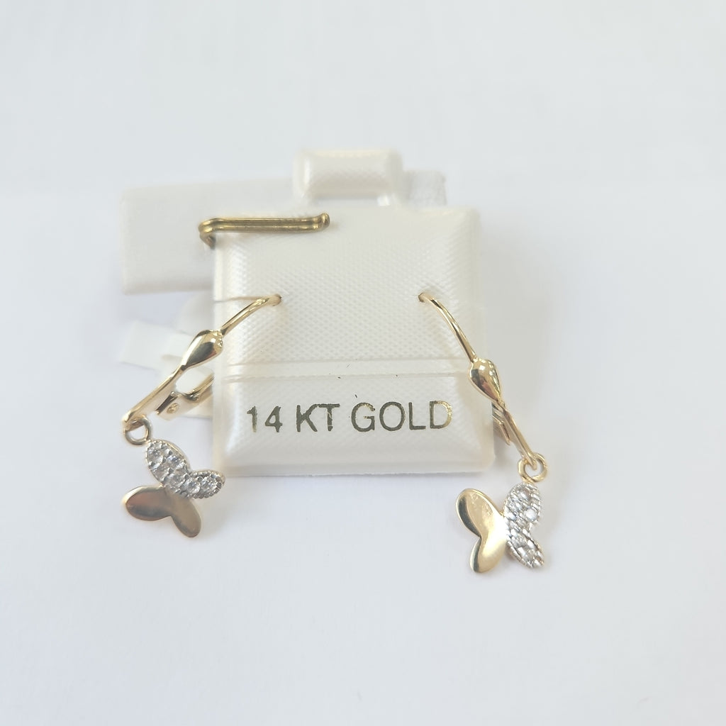 BROQUELES ORO 14K 1.8 (NUEVO)