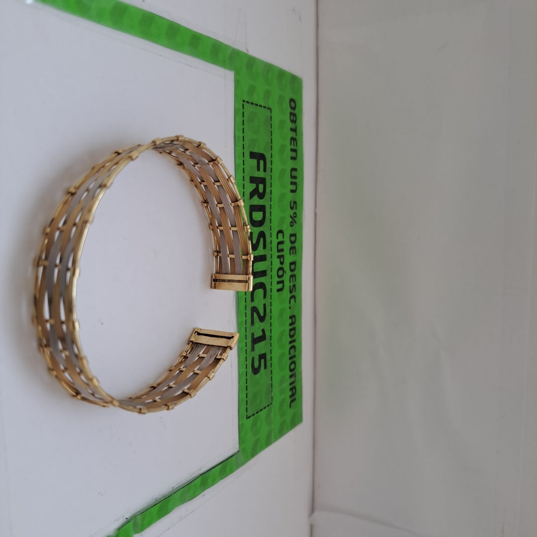 PULSERA RIGIDA ORO 14 K 18,00 GRMS (SEMINUEVO)