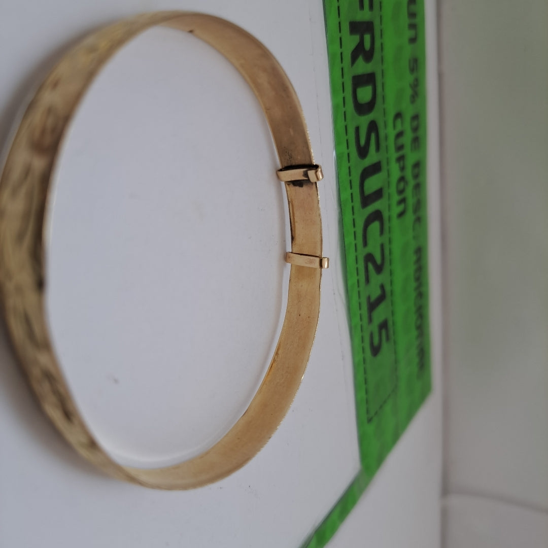 BRAZALETE. ORO. 10 K 5.7 GRMS (SEMINUEVO)