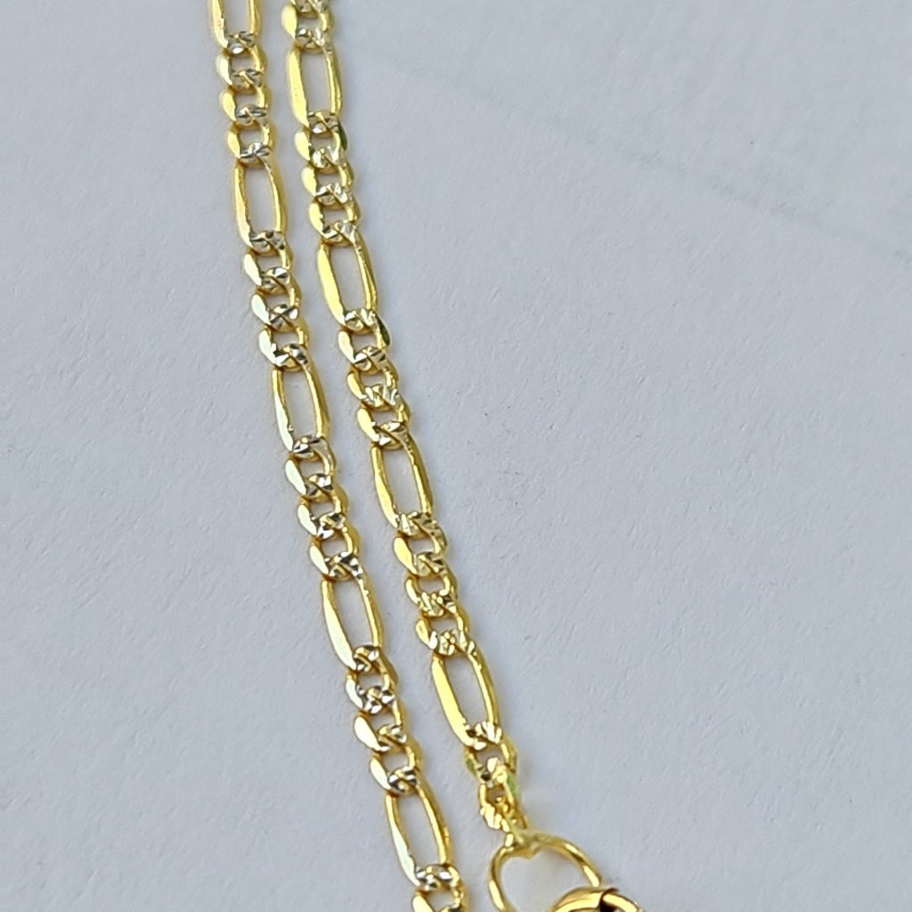 CADENAS CARTIER 3 1 DIAMANTADA ORO 14K 1.9 (NUEVO)