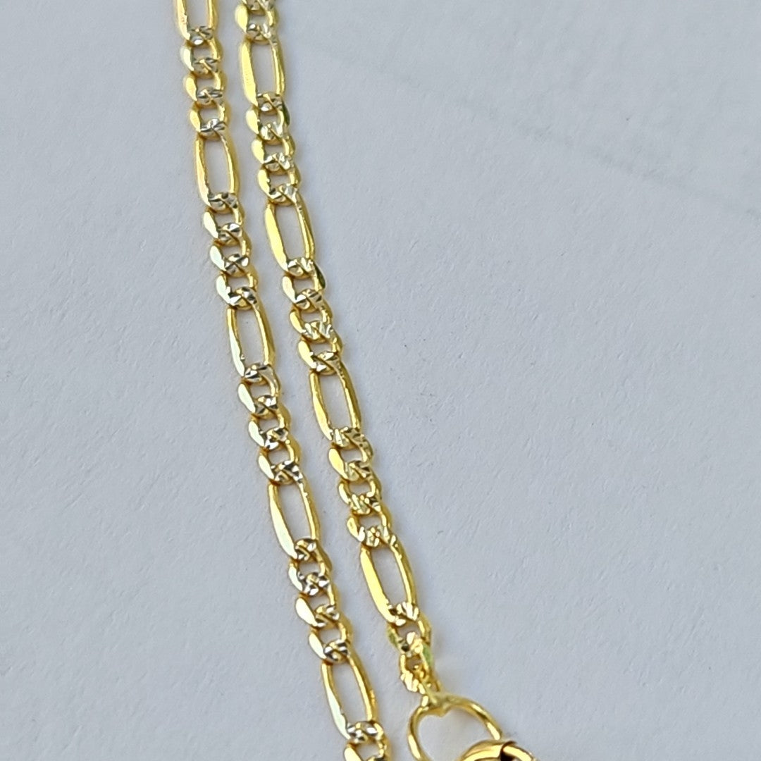 CADENAS CARTIER 3 1 DIAMANTADA ORO 14K 1.9 (NUEVO)