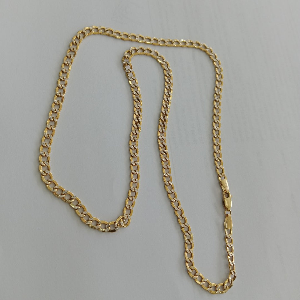 CADENA. ORO, RODIADO 10 K 8 GRMS (SEMINUEVO)