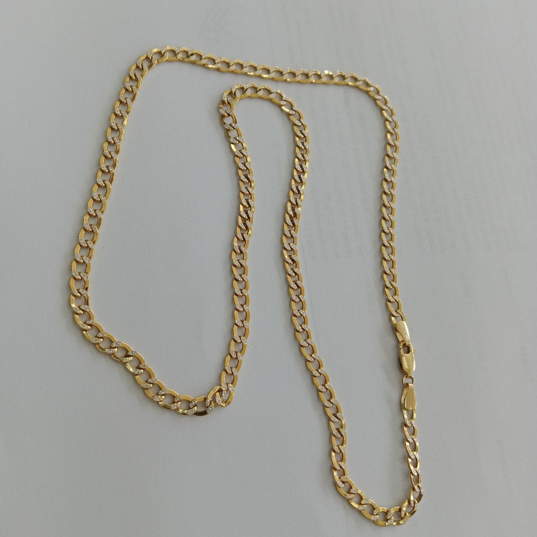 CADENA. ORO, RODIADO 10 K 8 GRMS (SEMINUEVO)