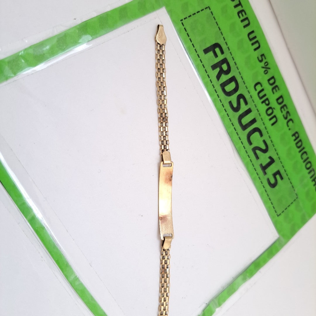 ESCLAVA ORO 10 K 4,70 GRMS (SEMINUEVO)