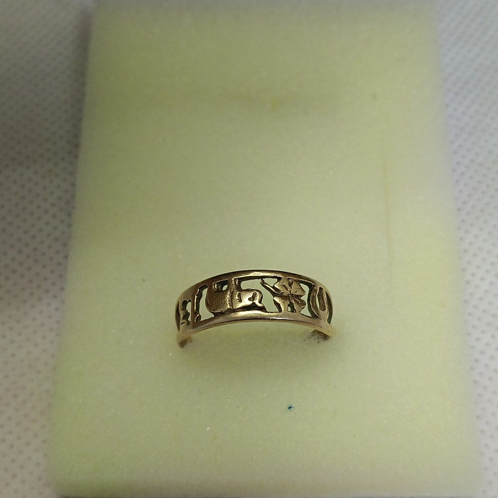 ANILLO. ORO. 10 K 1.9 GRMS (SEMINUEVO)