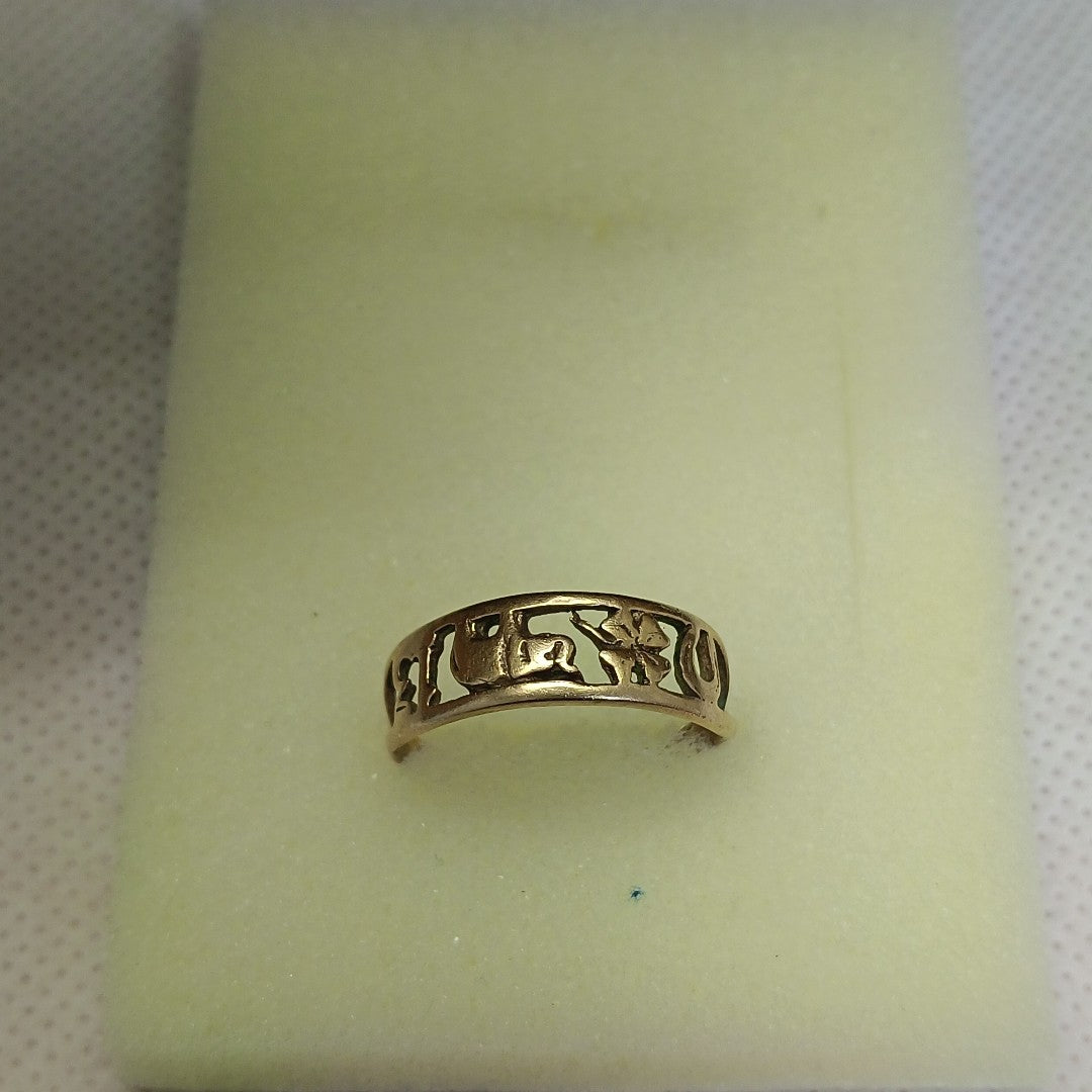 ANILLO. ORO. 10 K 1.9 GRMS (SEMINUEVO)