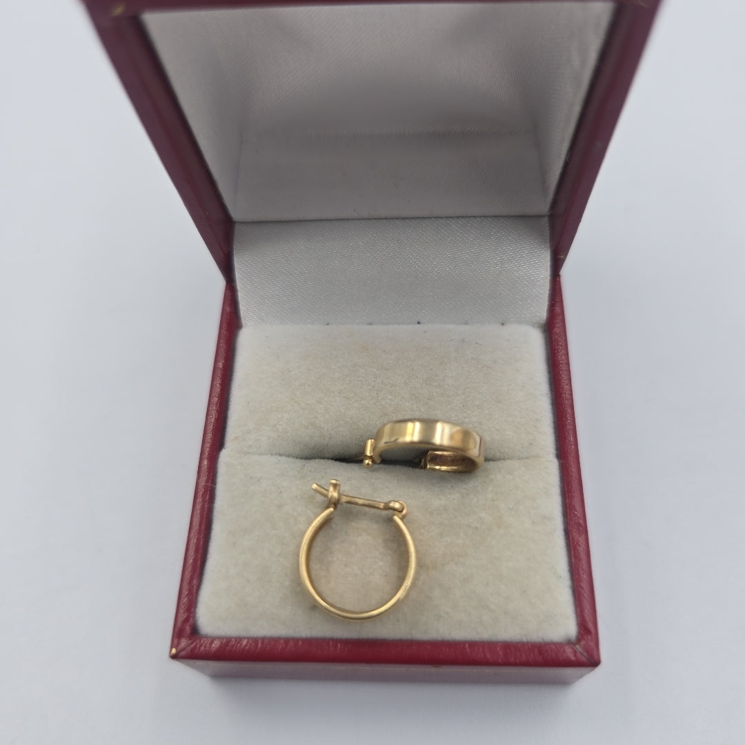ARRACADAS PAR ORO 14 K 1,50 GRMS (SEMINUEVO)