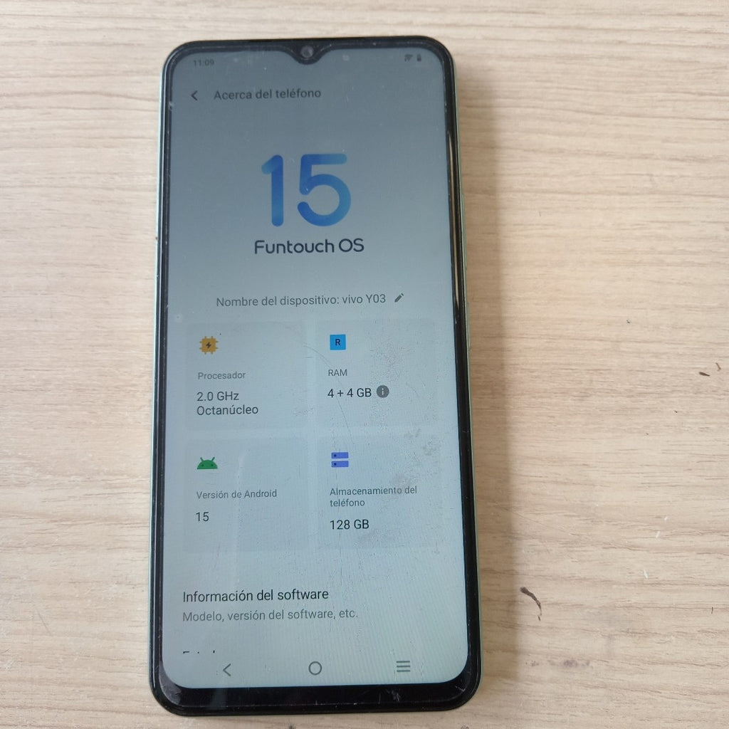 CELULAR VIVO Y03 V2332 (2024) 128 GB 4 GB RAM