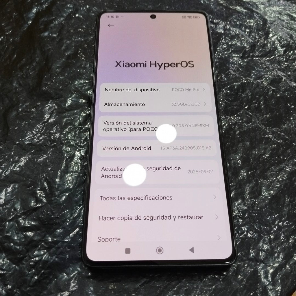 CELULAR XIAOMI POCO M6 PRO 2312FPCA6G (2024) 512 GB 12 GB RAM (SEMINUEVO)