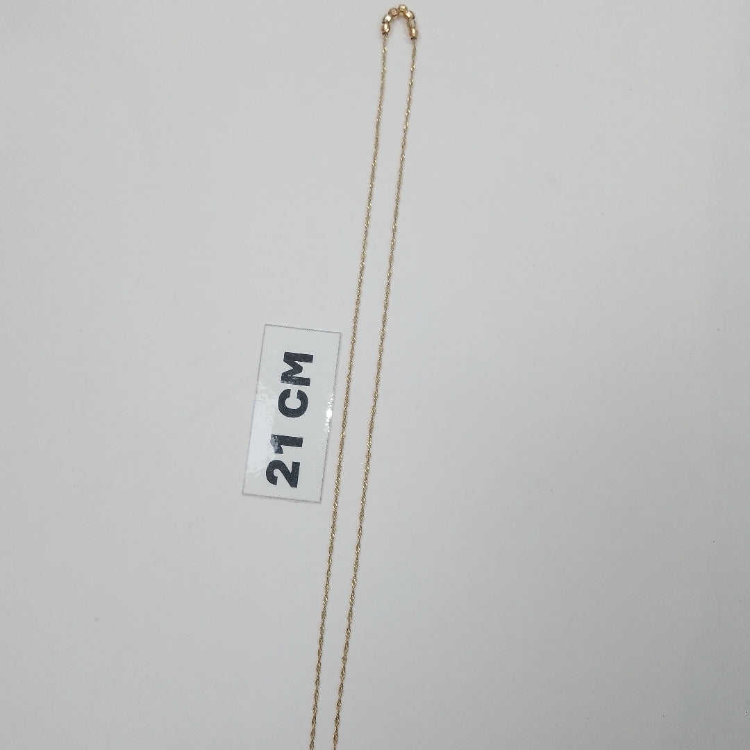 CADENA. ORO. 14 K 1.5 GRMS (SEMINUEVO)