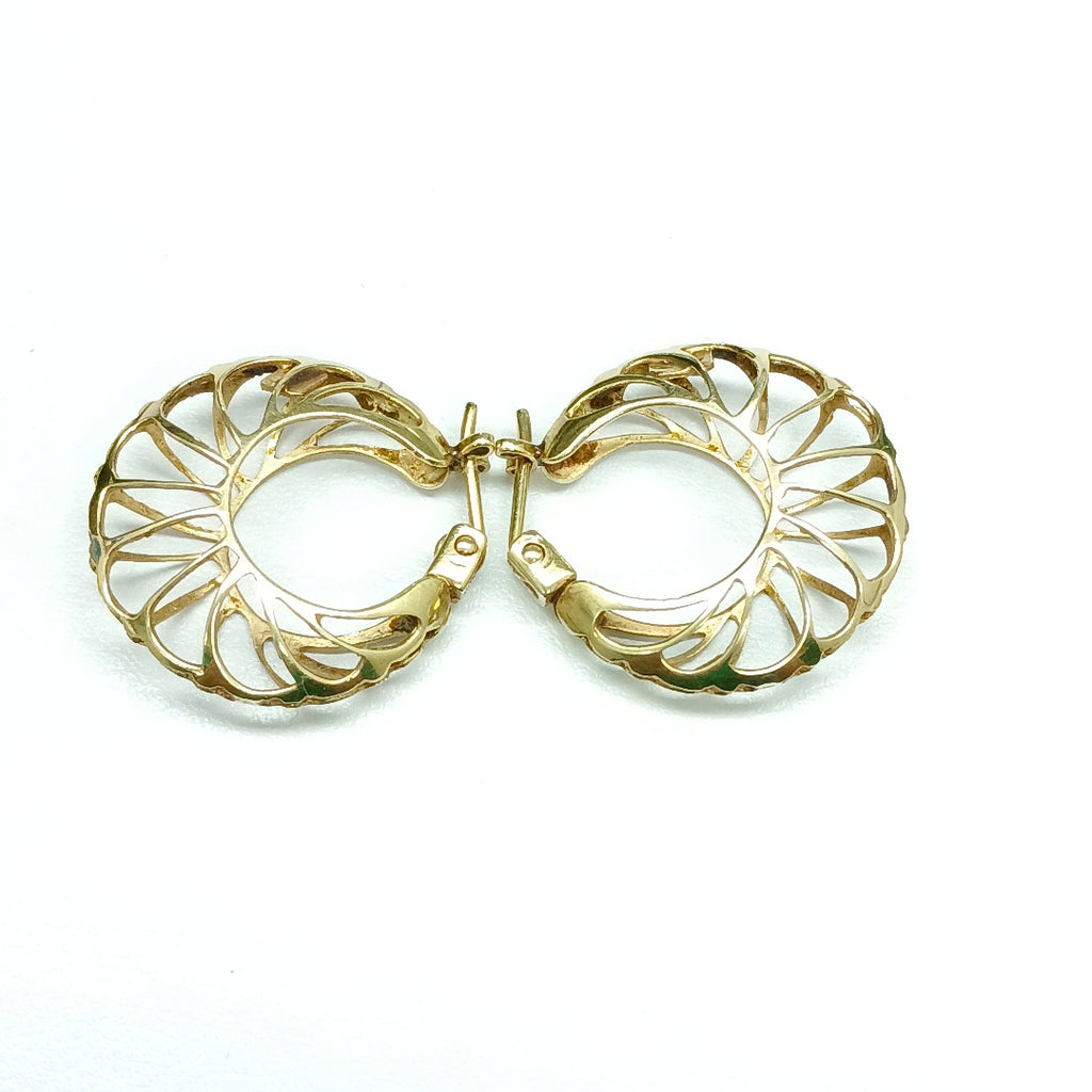 ARRACADAS PAR ORO 14 K 3,50 GRMS (SEMINUEVO)