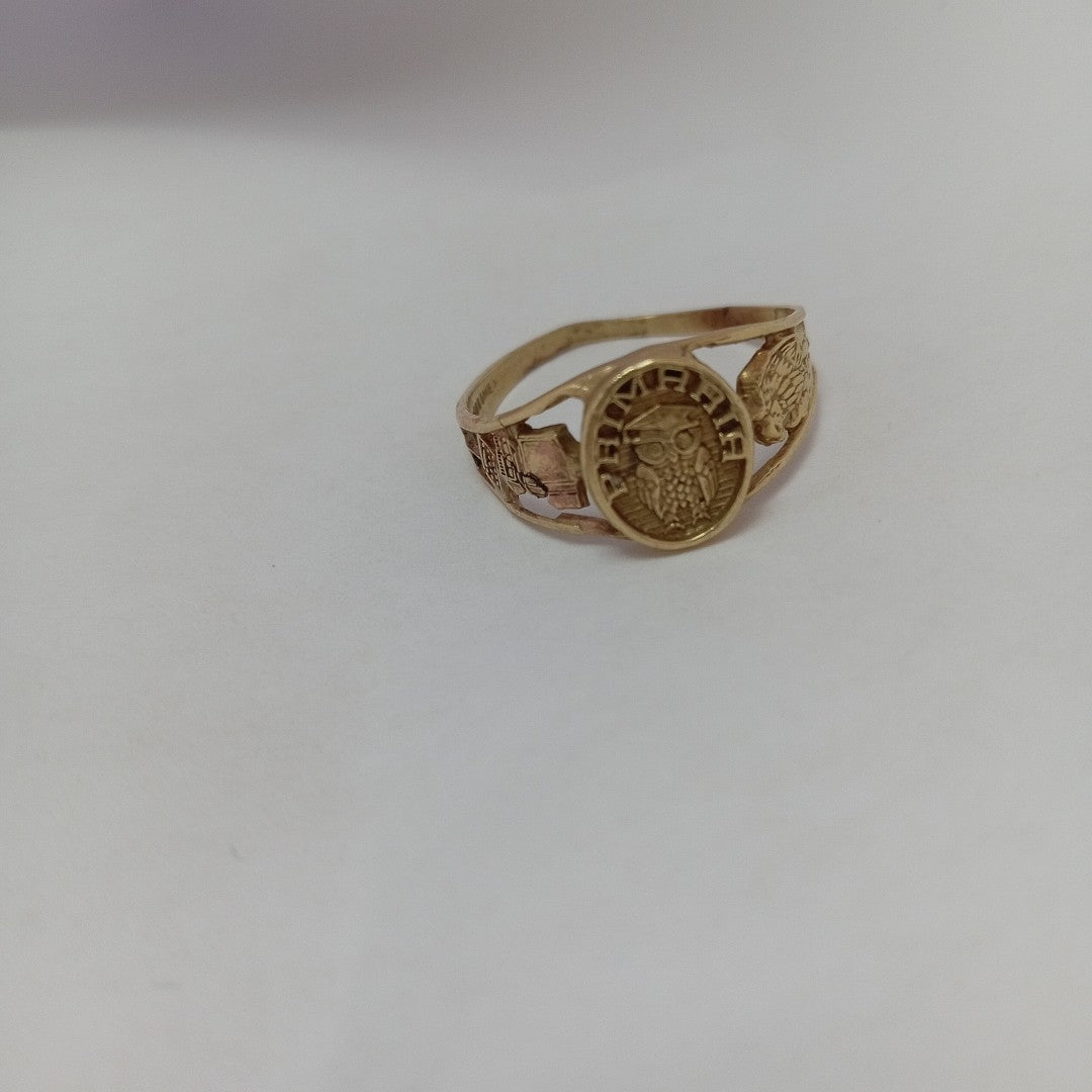 ANILLO DE GRADUACIÓN ORO 10 K 2,20 GRMS (SEMINUEVO)