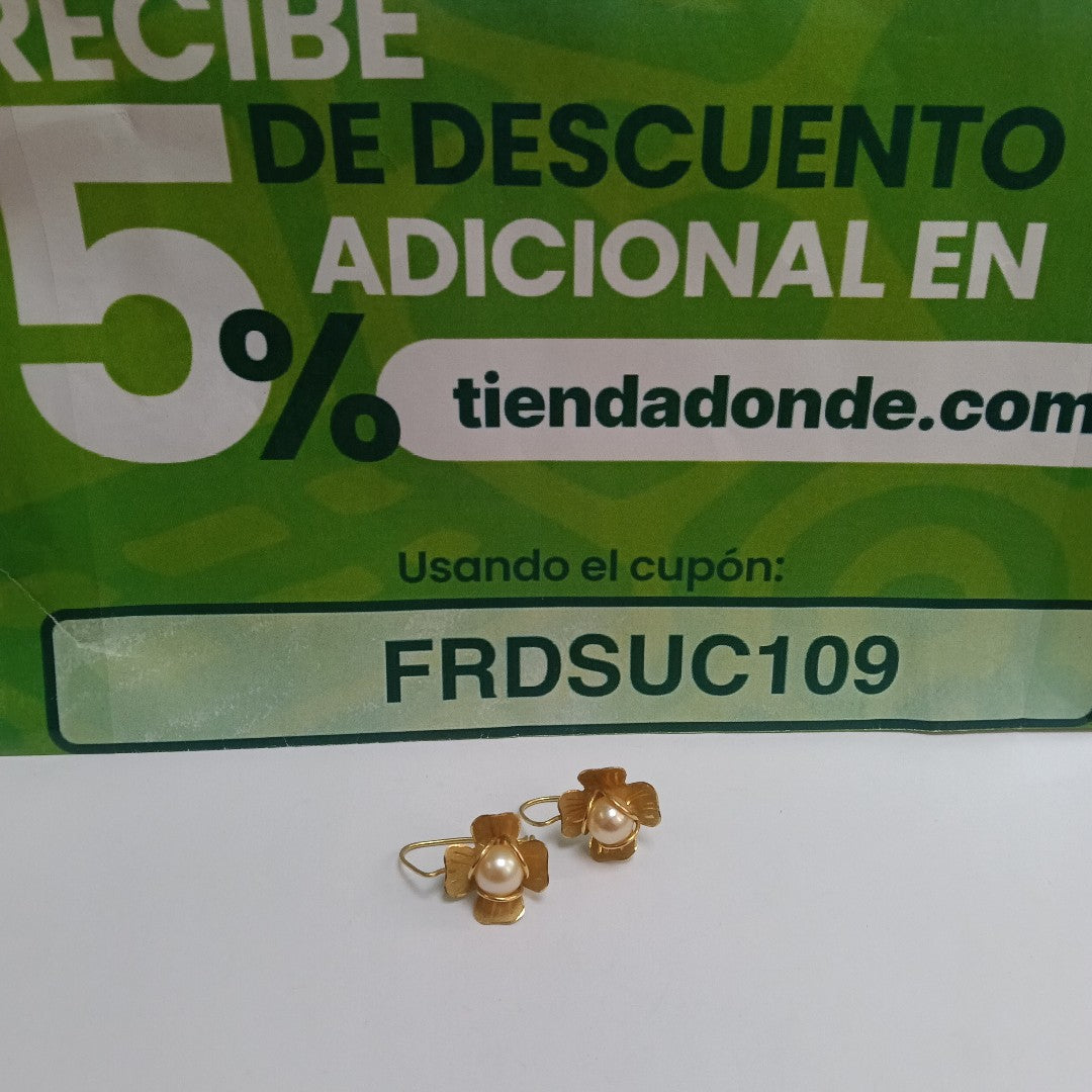 ARETES PAR. ORO. 14 K 4.6 GRMS (SEMINUEVO)