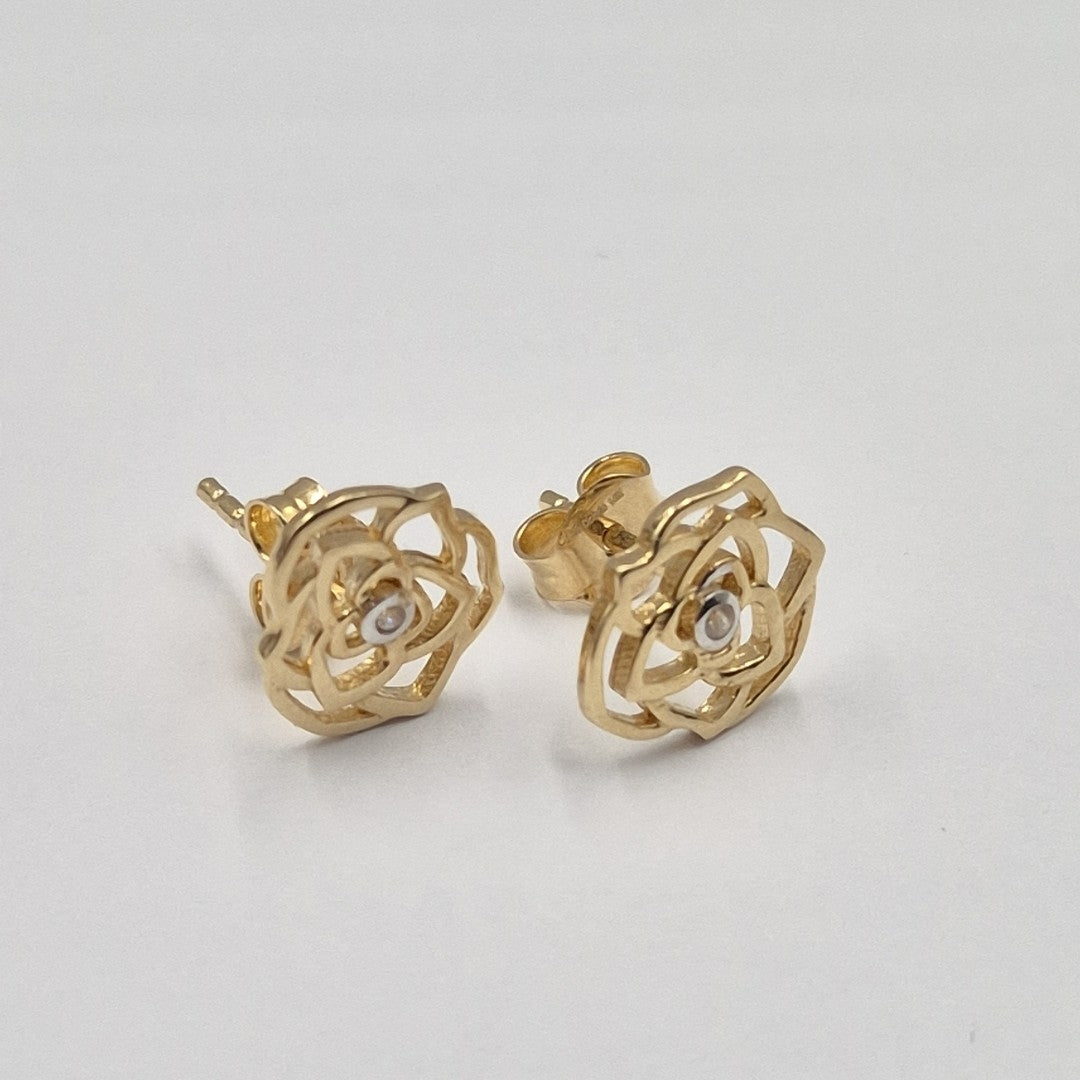 BROQUELES ORO 14K 1.5 (NUEVO)