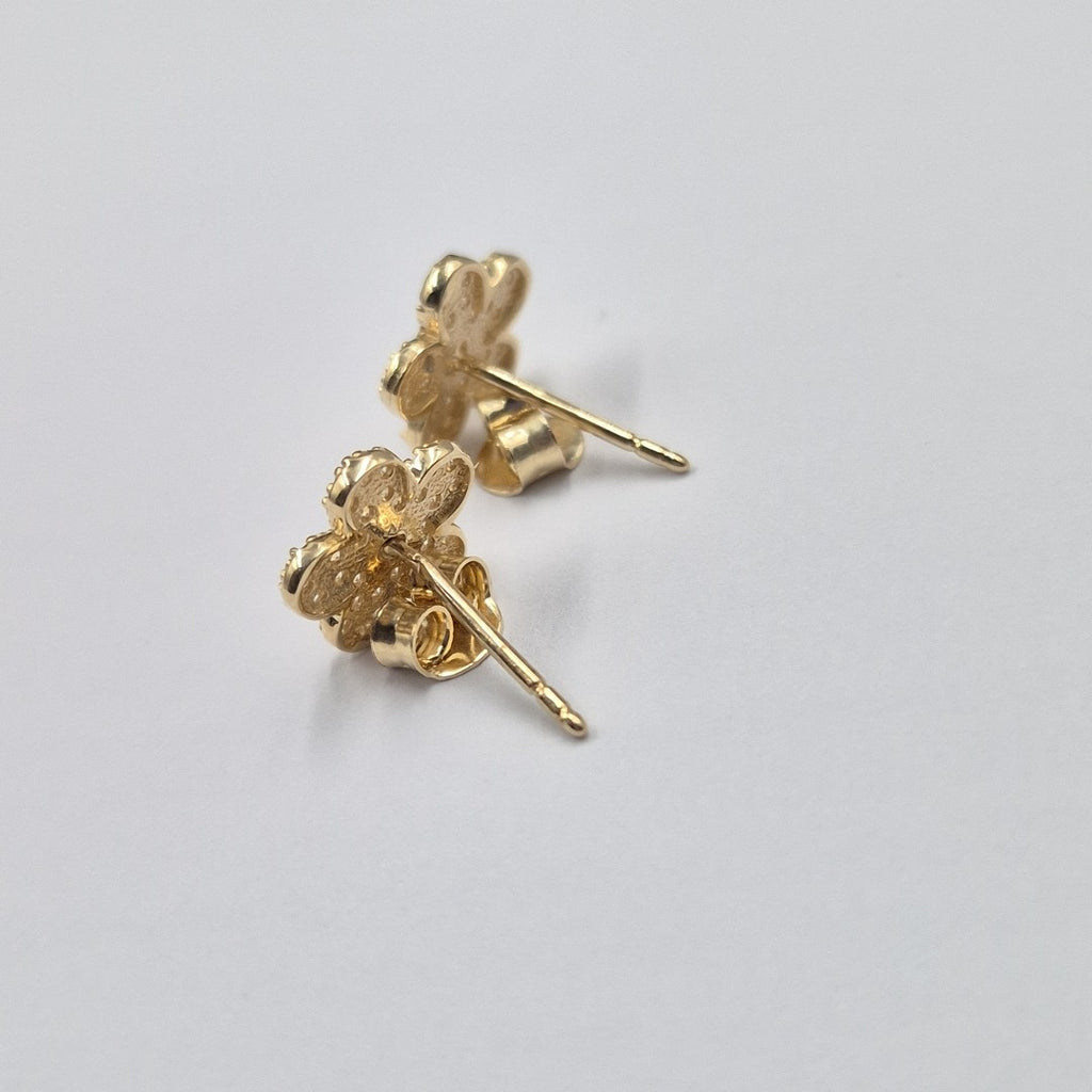 BROQUELES ORO 14K 1.8 (NUEVO)