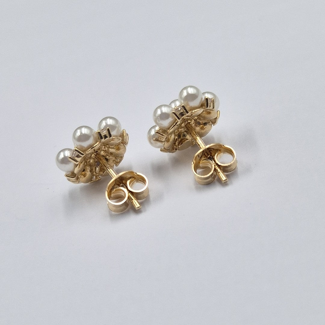 BROQUELES ORO 14K 2.6 (NUEVO)
