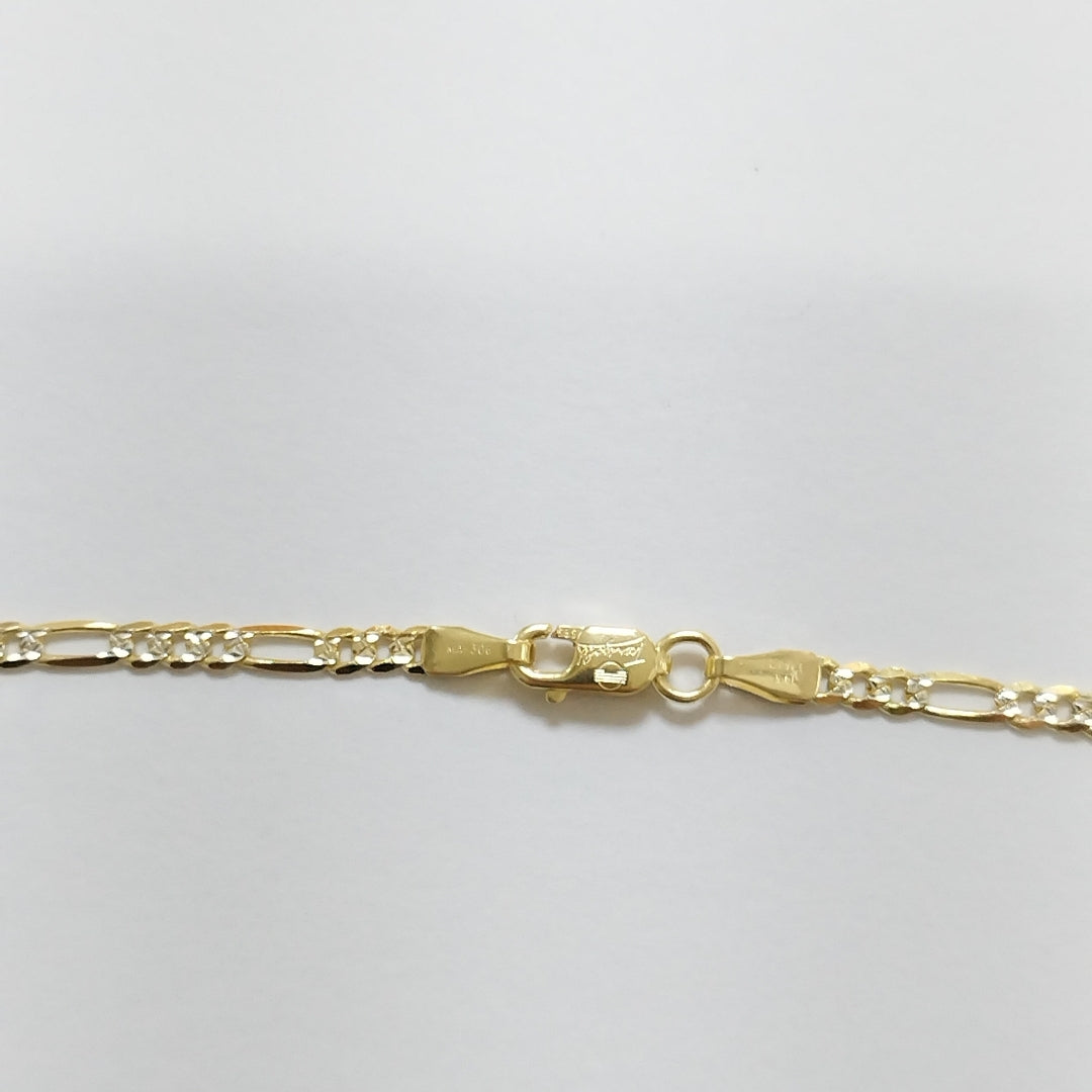 CADENAS CARTIER 3 1 DIAMANTADA ORO 14K 5.1 (NUEVO)