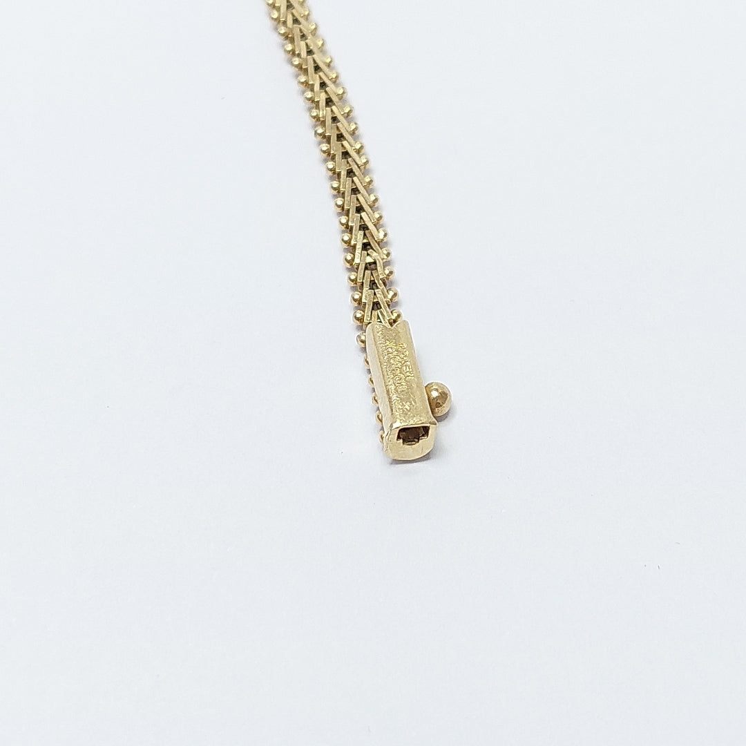 PULSERA. ORO COMBINADO. 14 K 7.9 GRMS (SEMINUEVO)