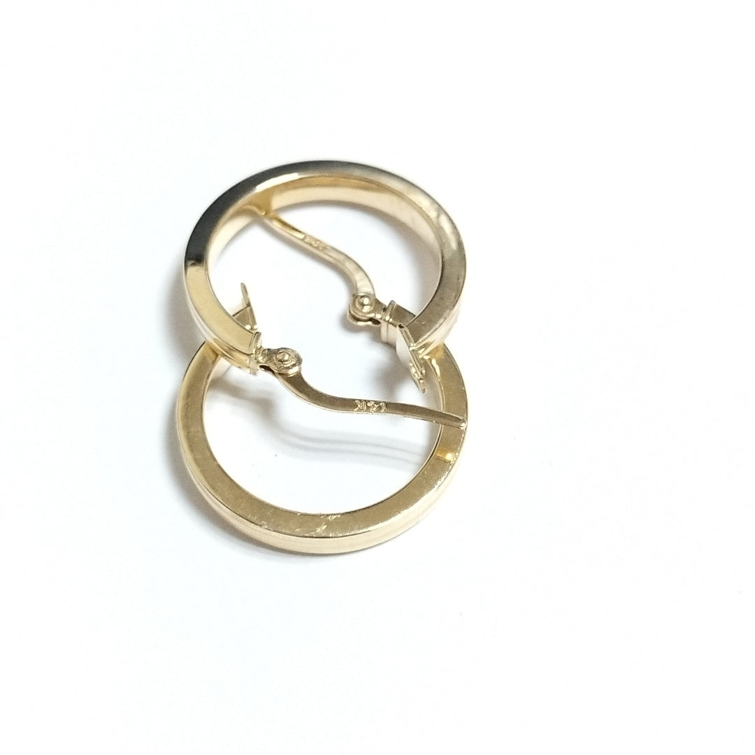 ARRACADAS ORO 14K 1.5 (NUEVO)