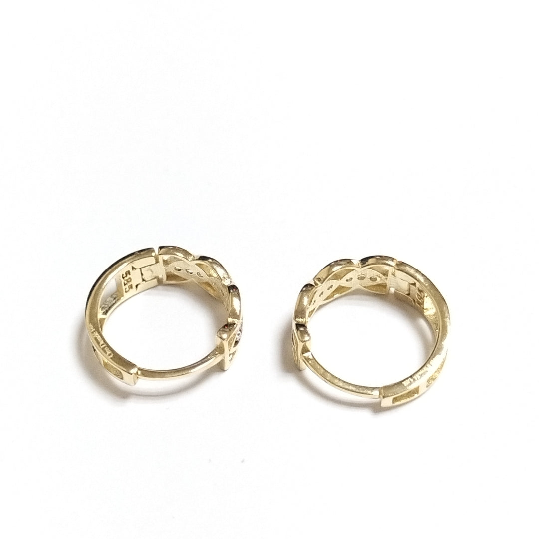 HUGGIES ORO 14K 2.1 (NUEVO)