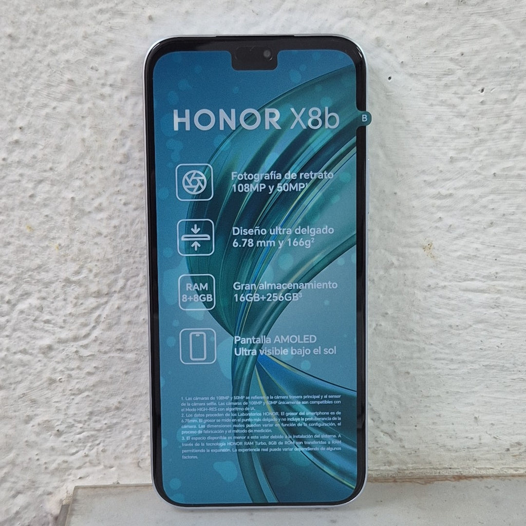 CELULAR HONOR X8B LLY-LX3 (2023) 256 GB 8 GB RAM (SEMINUEVO)