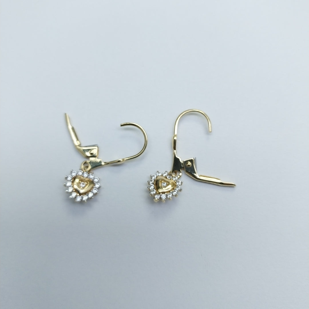 BROQUELES ORO 14K 2.1 (NUEVO)